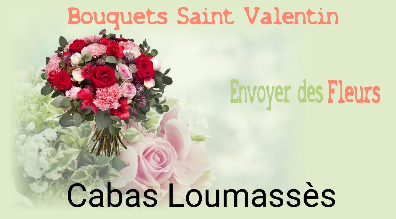 Roses de Saint-Valentin livrées à Cabas-Loumassès